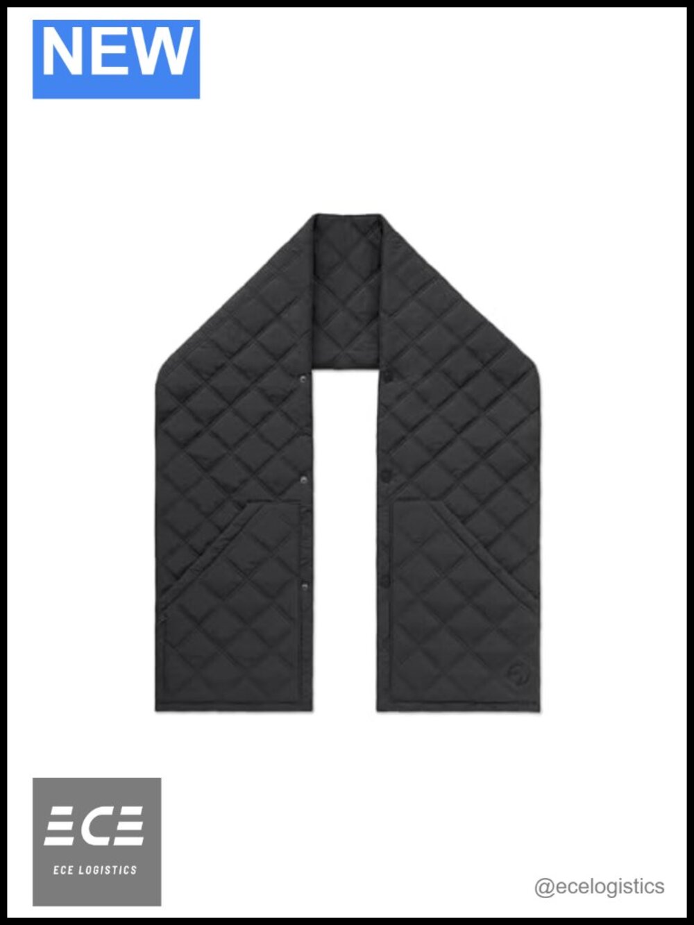 Convertible Scarf to Vest Lightweight Nylon Unisex Travel Layer